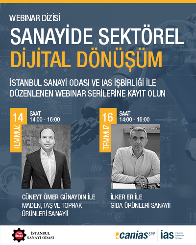 Sanayide Sektörel Dijital Dönüşüm Webinar'ları Devam Ediyor