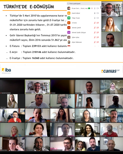 caniasERP Webinar'ında e-İrsaliye Uygulaması Anlatıldı