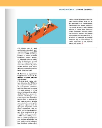 caniasERP ST Endüstri 4.0 Uygulamaları Dergisi Çiğdem Dönmez Röportajı